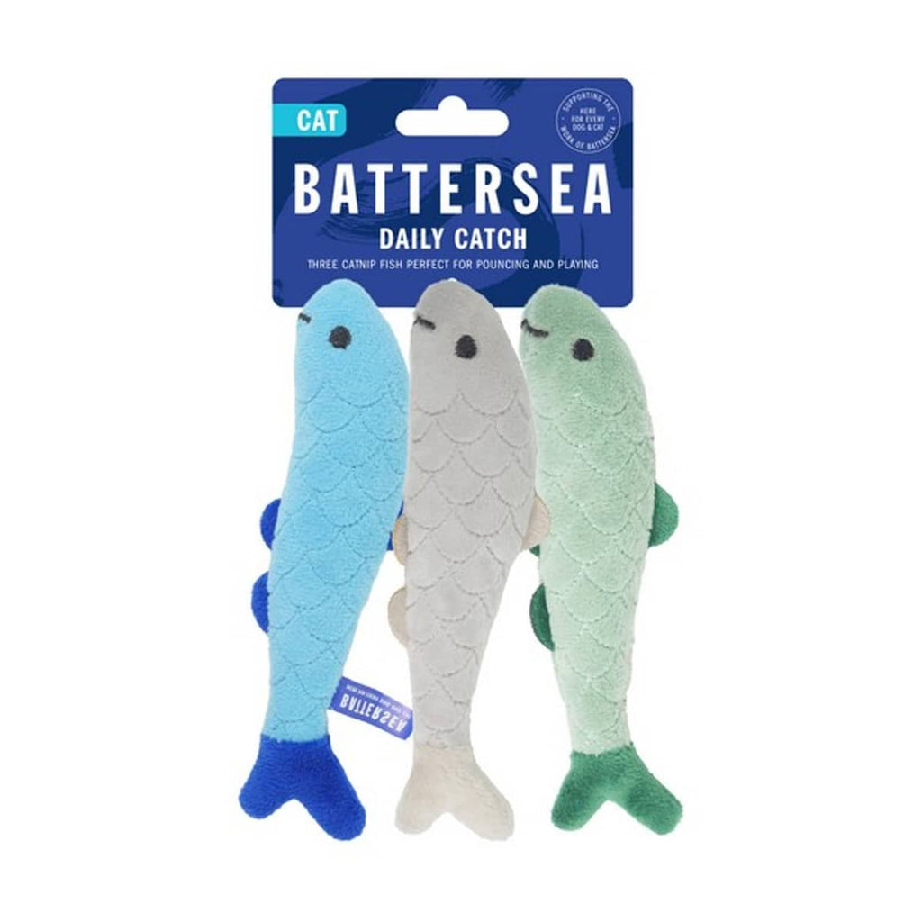Battersea Daily Catch Set of 3 Catnip Fish
