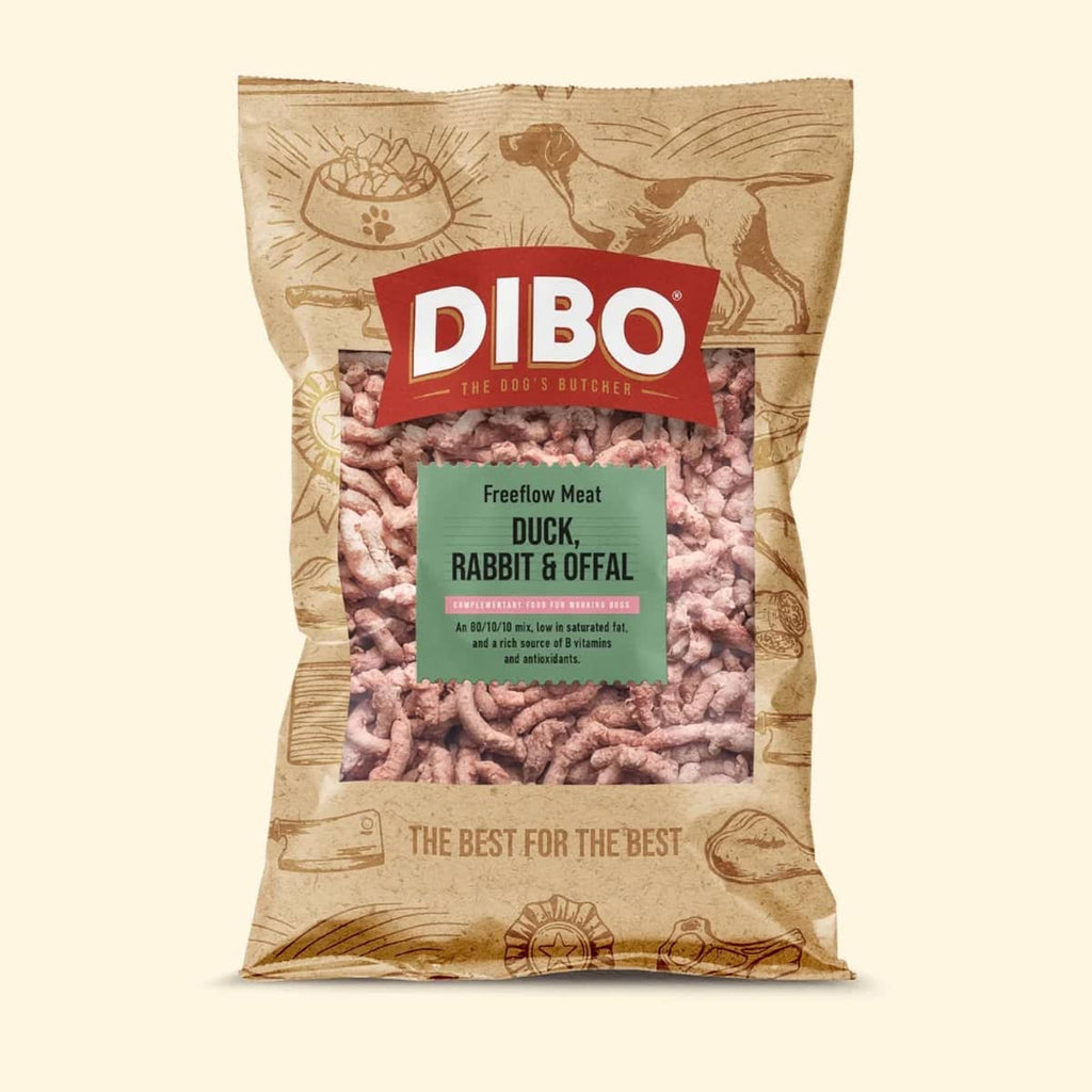 DIBO Duck, Rabbit & Offal Freeflow Meat 1kg