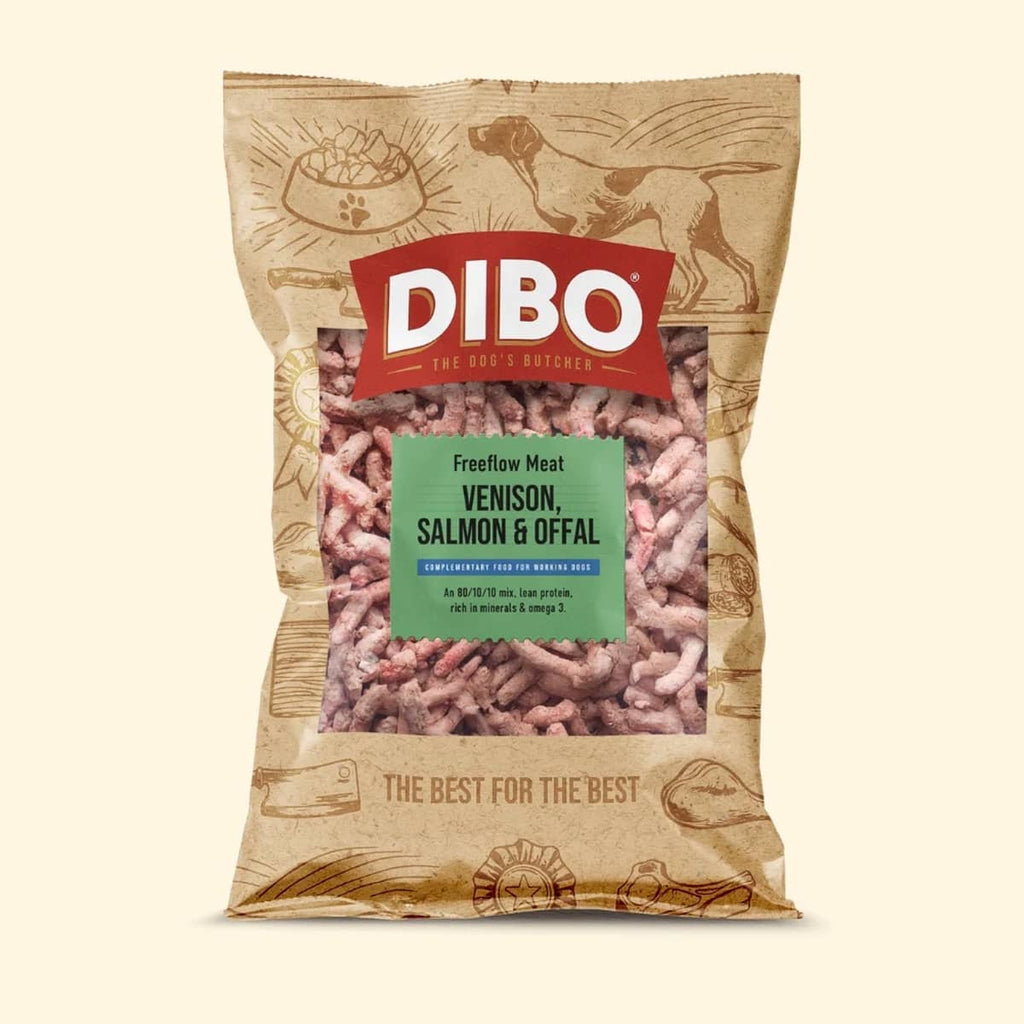 DIBO Venison, Salmon & Offal Freeflow Meat 1kg