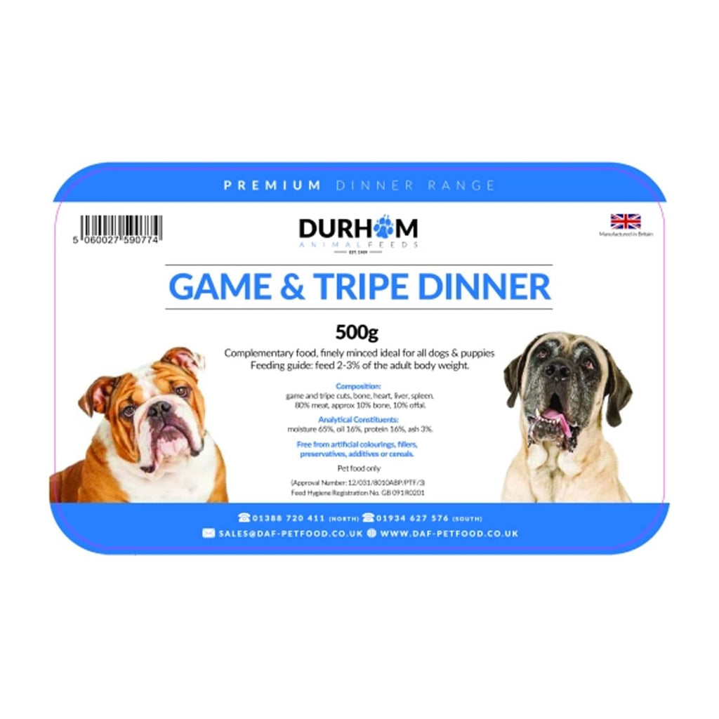 Durham Game & Tripe Dinner 500g