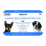 Durham Salmon & Trout Dinner with Fruit & Veg 500g