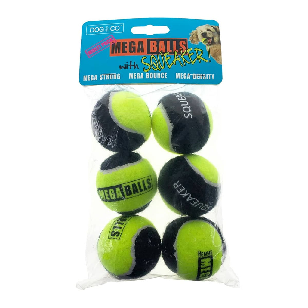 Hem & Boo 1.8 inch Squeaker Balls - 6 Pack