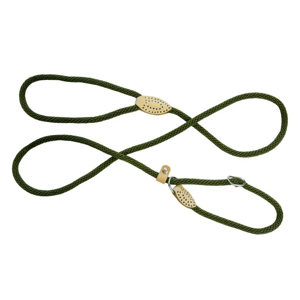 Hem & Boo Slip Lead Soft Rope Green Small