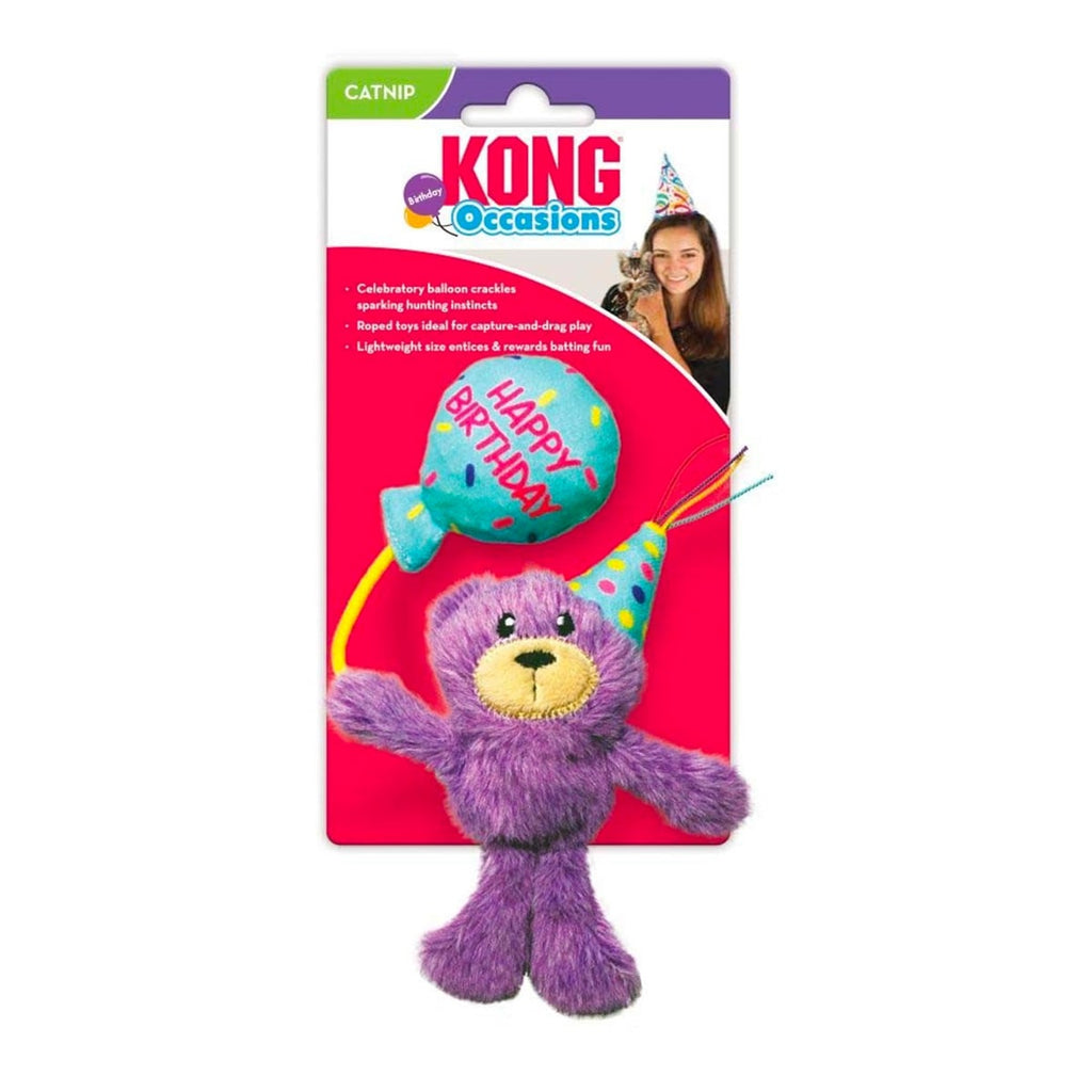 KONG Cat Occasions Birthday Teddy