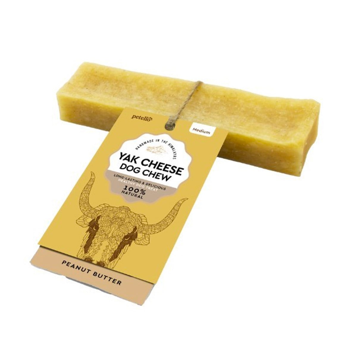 Petello Yak Cheese with Peanut Butter Dog Chew 75g Animal Station Ltd