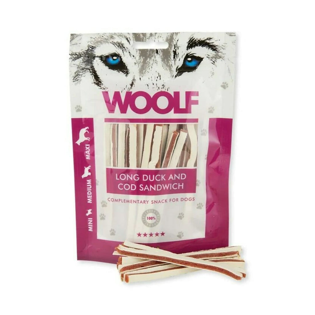 WOOLF Long Duck and Cod Sandwich 100g