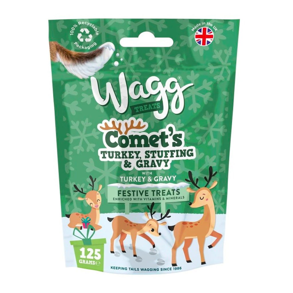 Wagg Dog Christmas Treats – Comet’s Turkey, Stuffing & Gravy 500g
