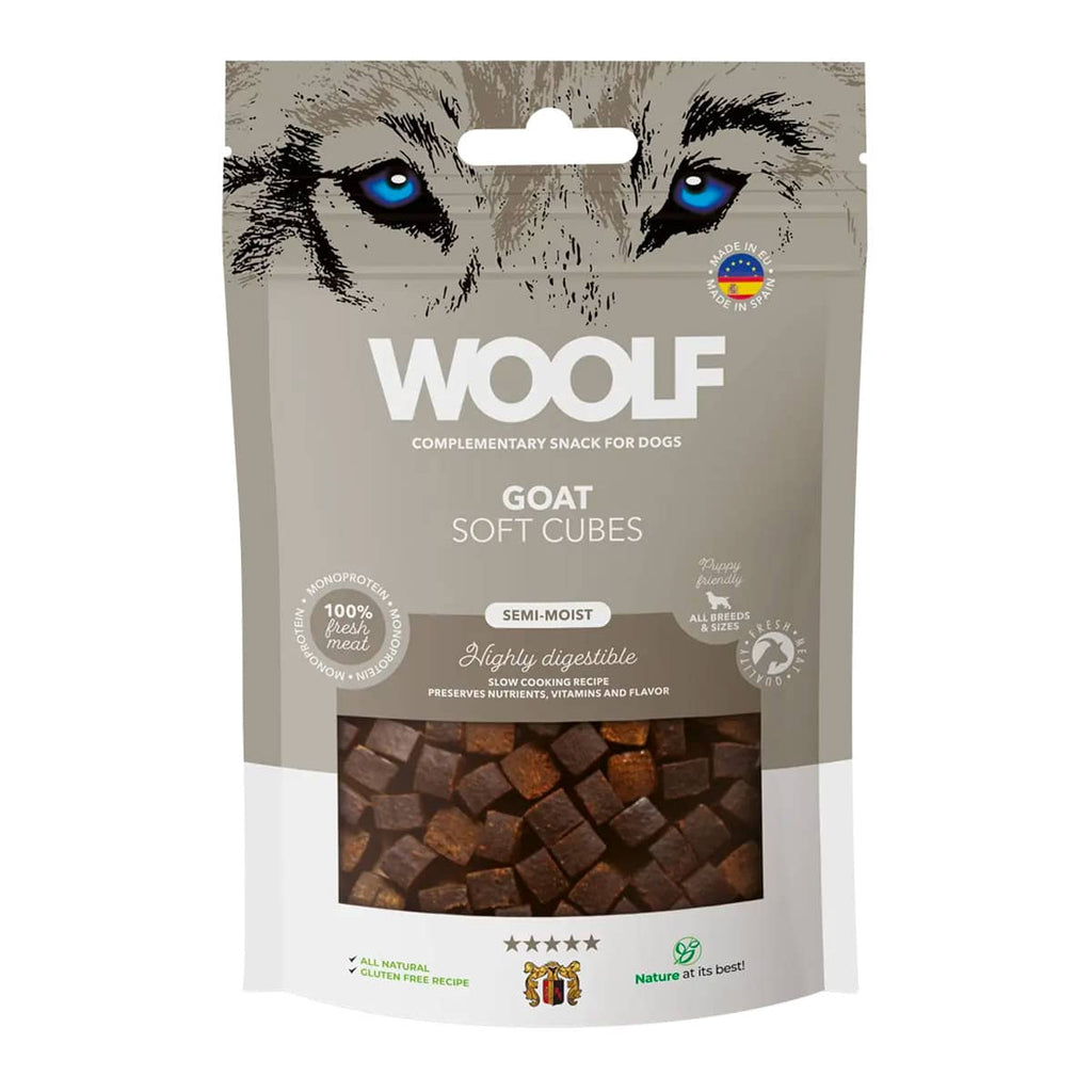Woolf Soft Cubes Goat 100g