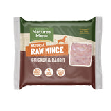 Natures Menu Natural Raw Mince Chicken and Rabbit 400g