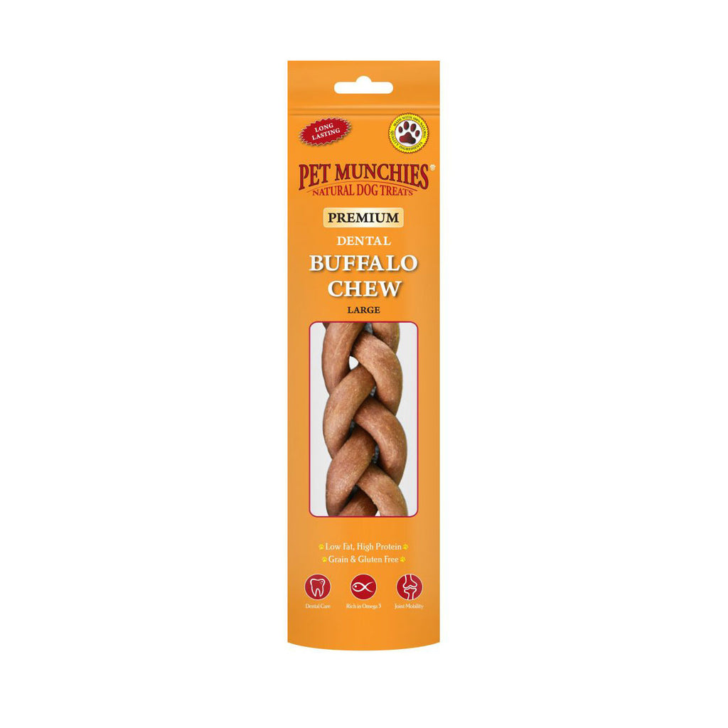 Pet Munchies Buffalo Dental Chew Large