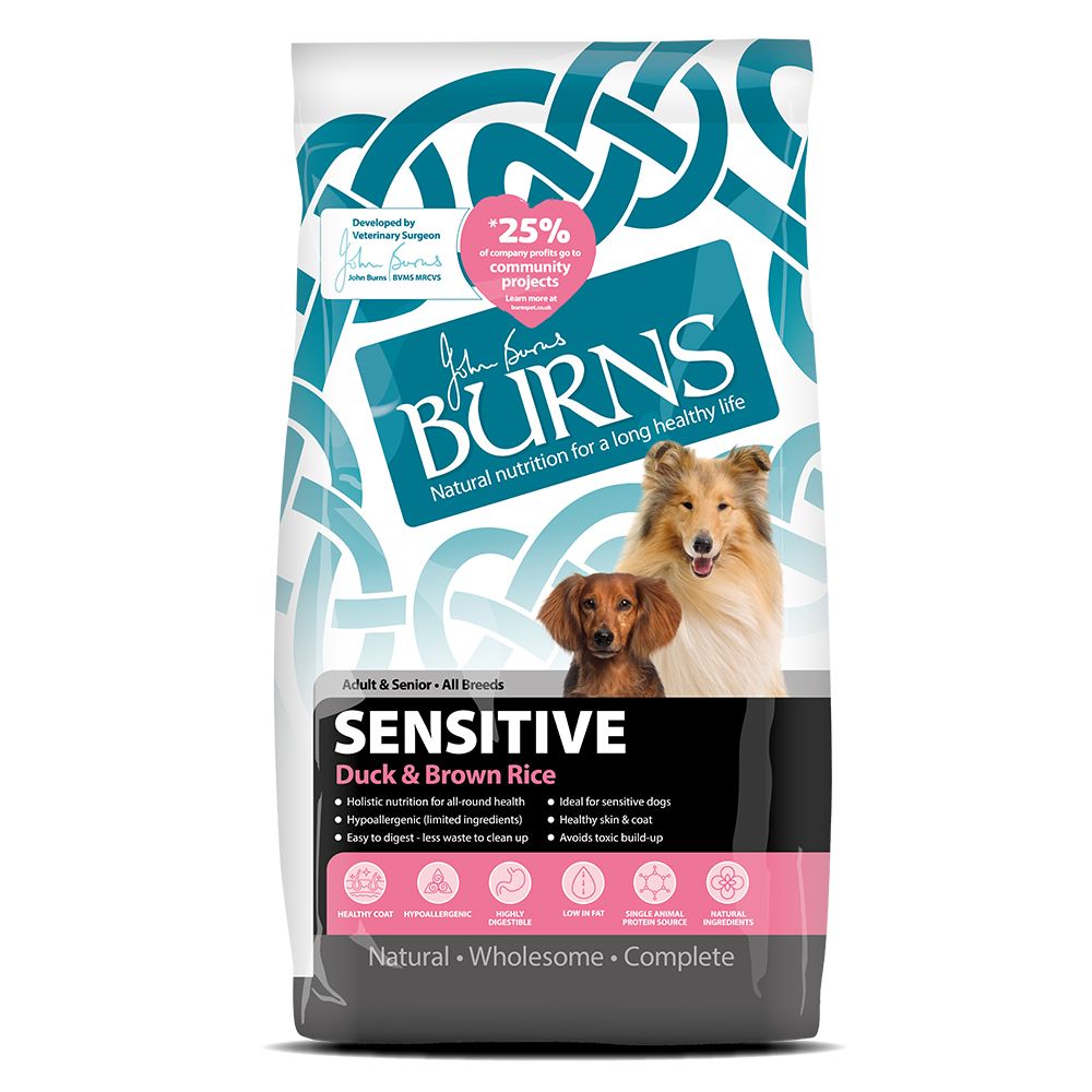 Burns Sensitive Duck & Brown Rice 2kg