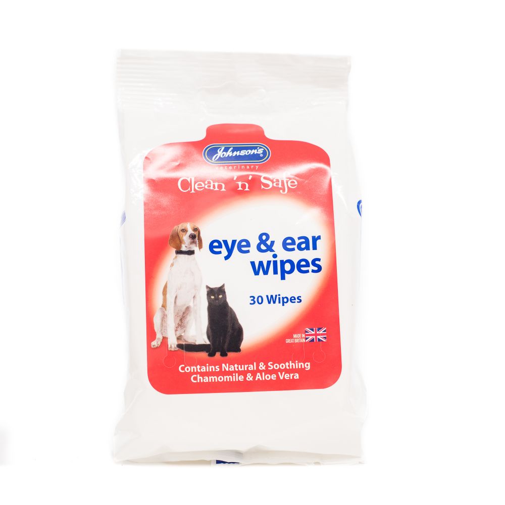 Johnsons Ear & Eye Wipes 30 Wipes