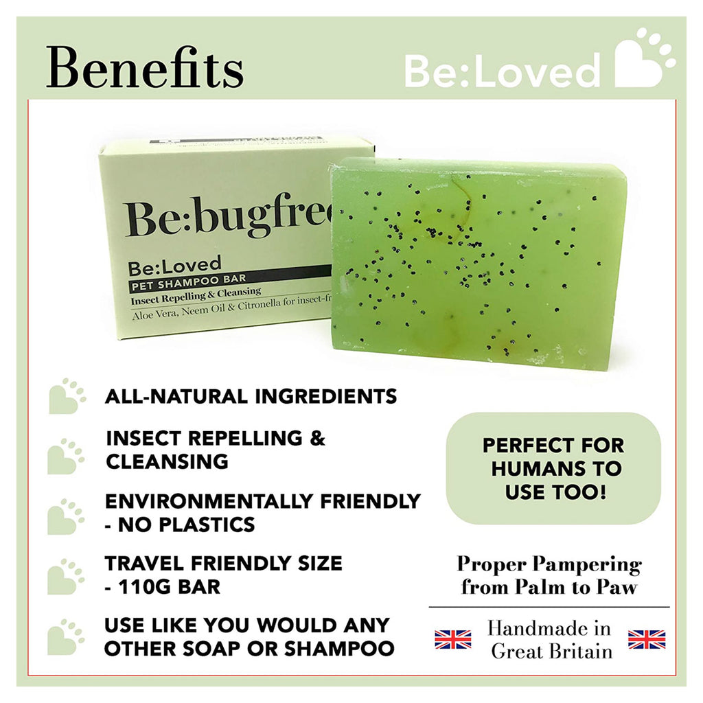 Be:Loved Be:Bugfree Insect Repelling & Cleansing Shampoo bar