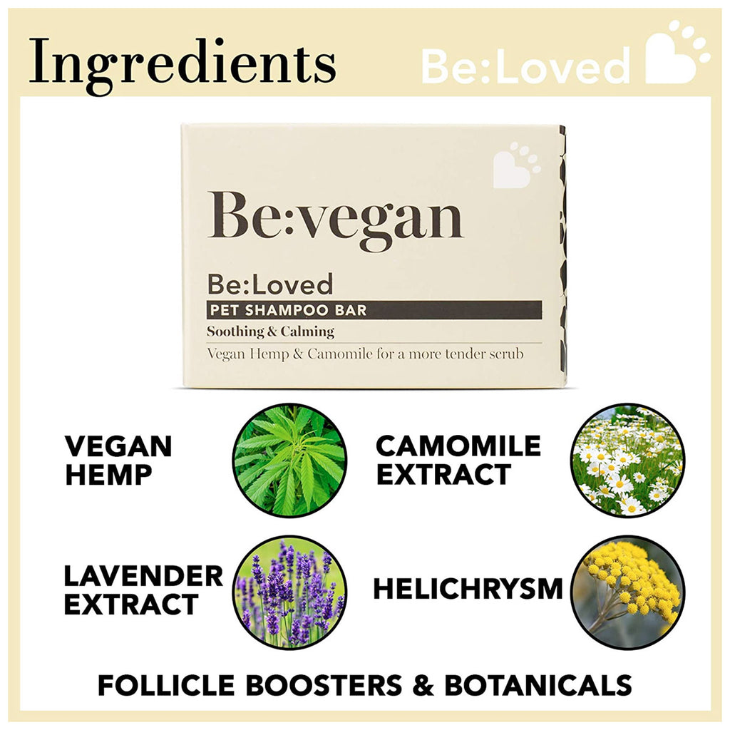 Be:Loved Be:Vegan Soothing & Calming Shampoo Bar 100g