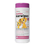 Petkin Jumbo Ear Wipes Pack of 80