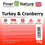 Finer by Nature Turkey and Blueberry 1kg