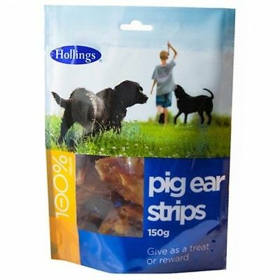 Hollings Pig Ear Strips 150g