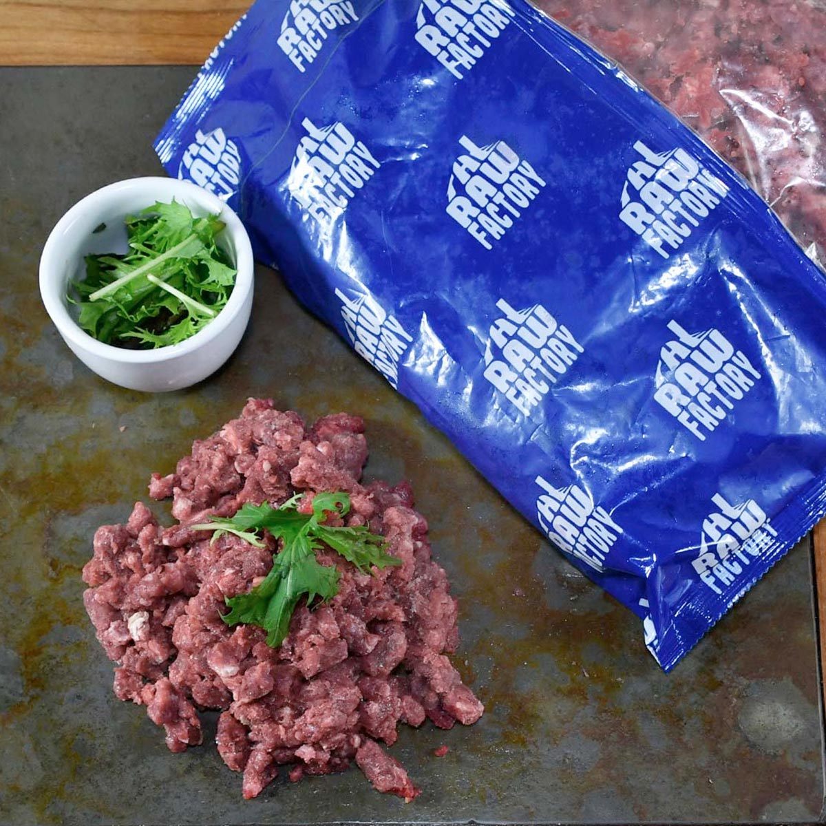 The Raw Factory Beef & Heart Mince 1kg Animal Station Ltd