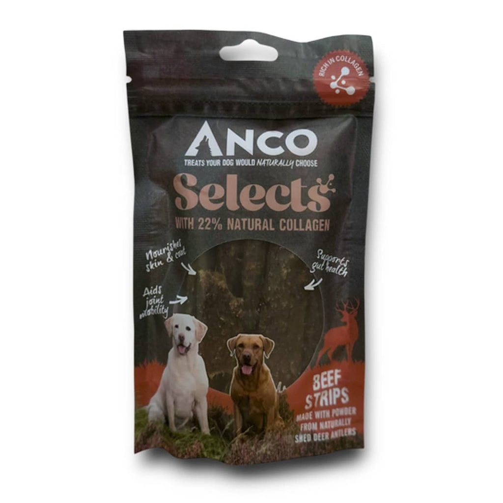 Anco Selects Beef Strips with Collagen 85g