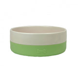 Ancol Ceramic Dog Bowl With Non-Slip Silicone Base 400ml