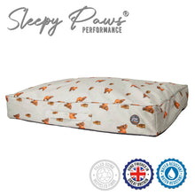 Load image into Gallery viewer, Ancol Highland Cow Mattress Dog Bed 100x70cm
