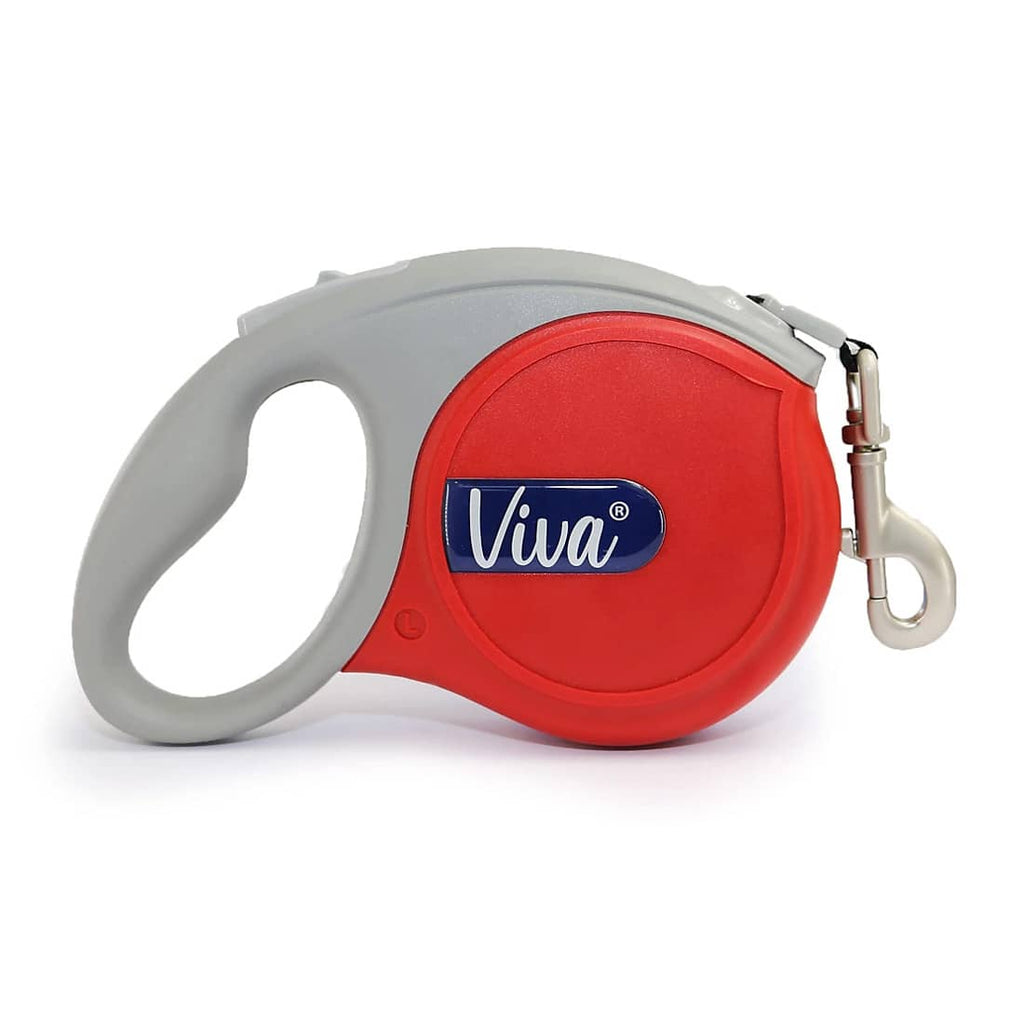 Ancol Viva Extendable Lead Tape Large 5m Red