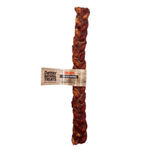 Load image into Gallery viewer, Better Natural Treats Venison Flavoured 12 Inch Plaited Puffed Collagen