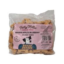 Load image into Gallery viewer, Betty Miller Banana, Apple &amp; Blueberry Bones 400g