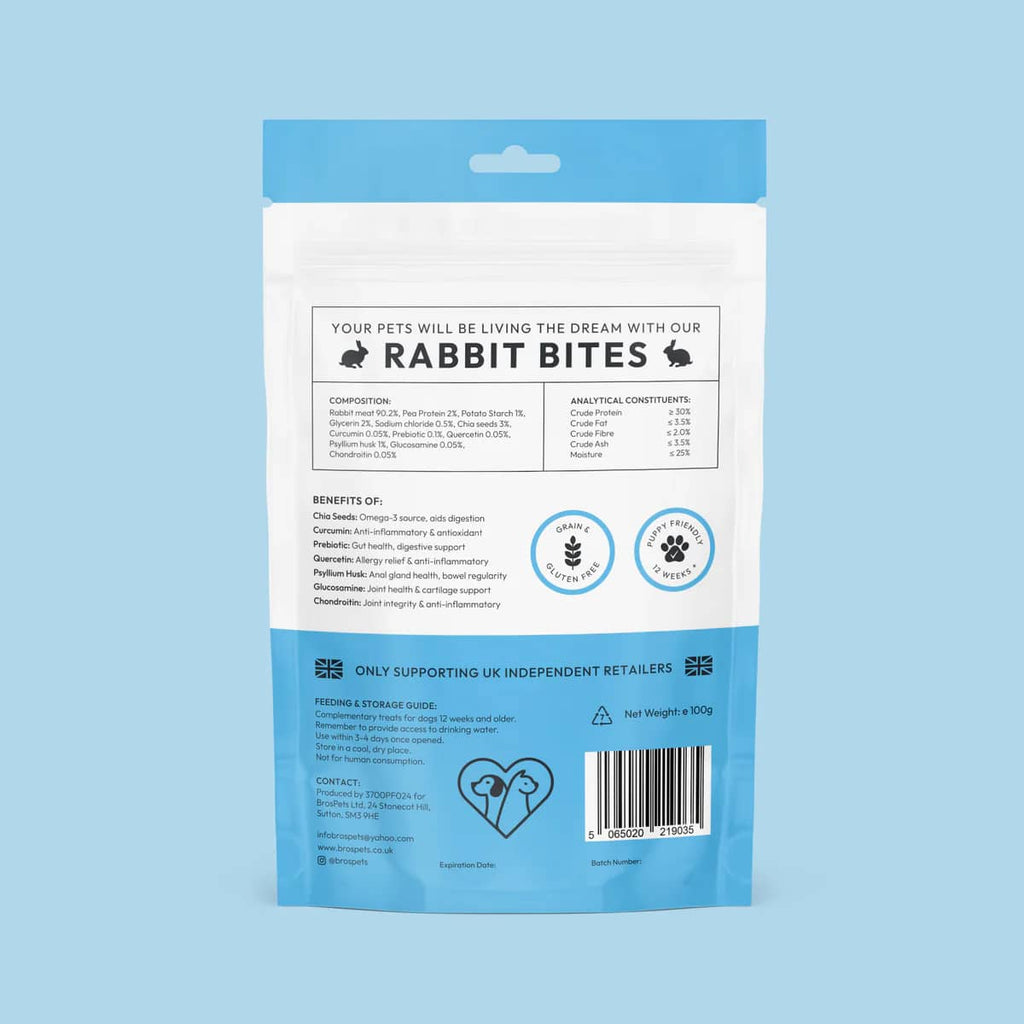 Bros Pets Rabbit & Carrot Bites 100g