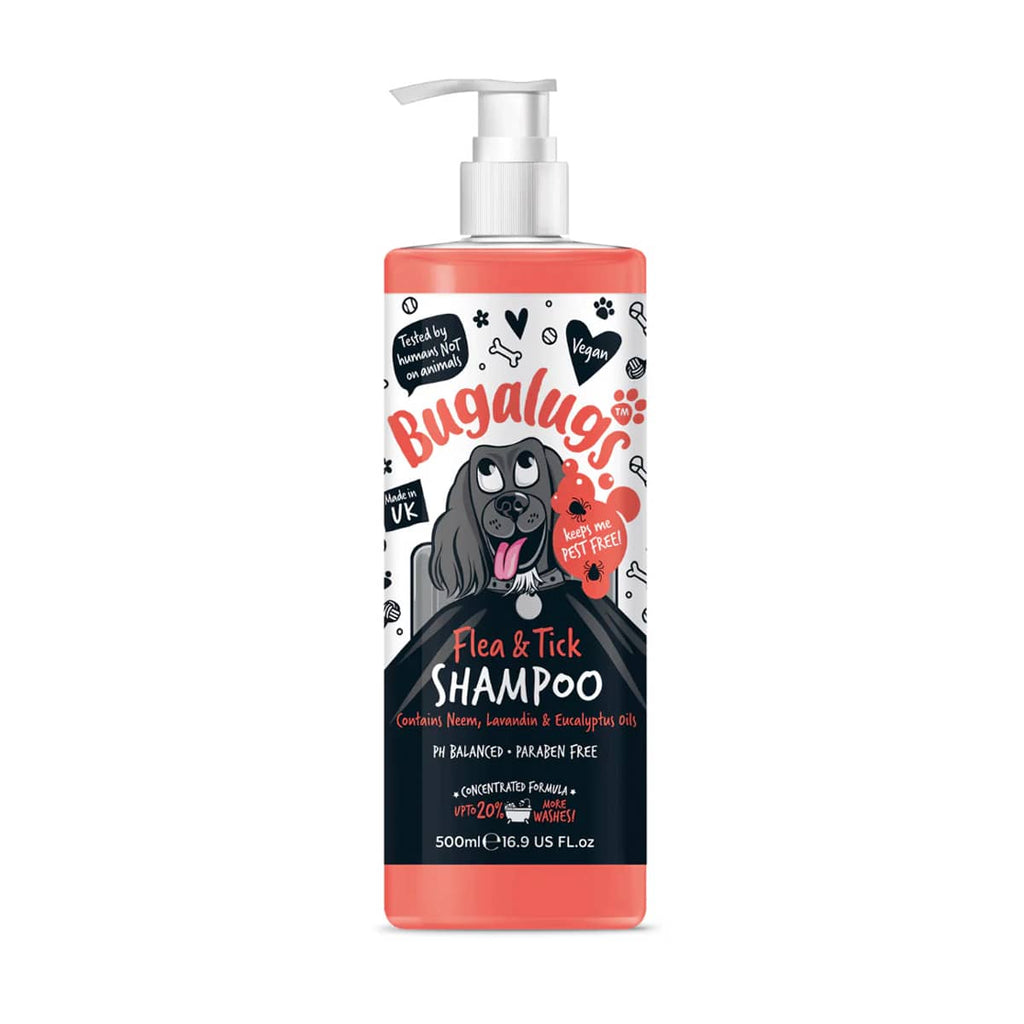 Bugalugs Dog Flea & Tick Shampoo 500ml
