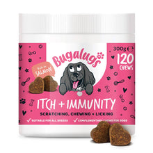 Load image into Gallery viewer, Bugalugs Itch &amp; Immunity Supplement Chews for Dogs 120 chews
