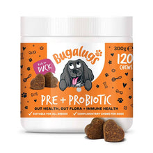 Load image into Gallery viewer, Bugalugs Pre &amp; Probiotic Digestive Chews 120 chews