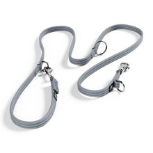 Load image into Gallery viewer, BullyBillows Training Double Ended Dog Lead | 2m Length - Metal Grey