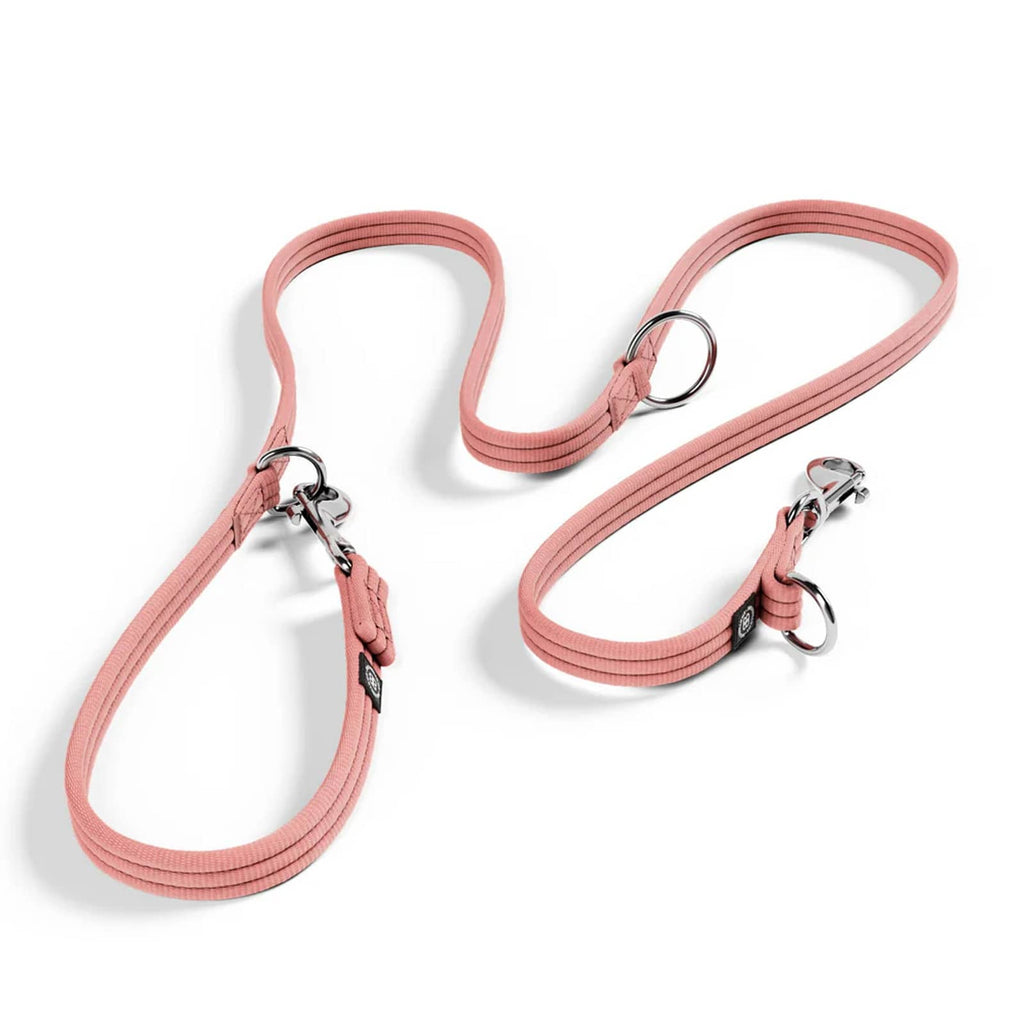 BullyBillows Training Double Ended Dog Lead | 2m Length - Pink