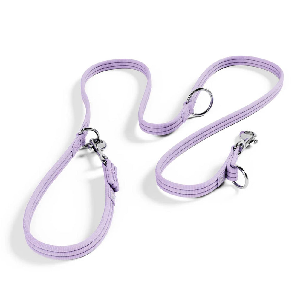BullyBillows Training Double Ended Dog Lead | 2m Length - Lavender Ube