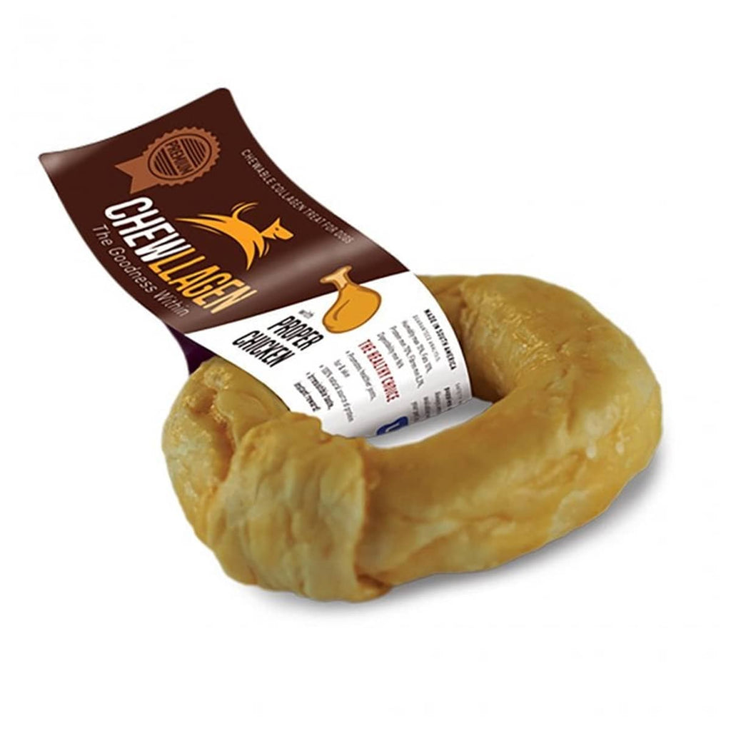 Chewllagen Collagen Chicken Donut Small For Dogs 3.5"