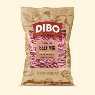 DIBO 100% Beef Mix Complete Freeflow Meat 1kg