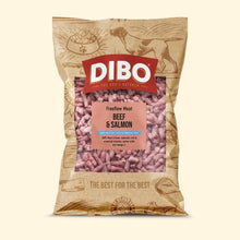 Load image into Gallery viewer, DIBO Beef &amp; Salmon Freeflow Meat 1kg