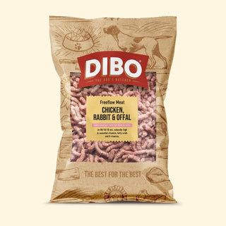 DIBO Chicken, Rabbit & Offal Freeflow Meat 1kg