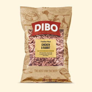 DIBO Chicken & Rabbit Freeflow Meat 1kg