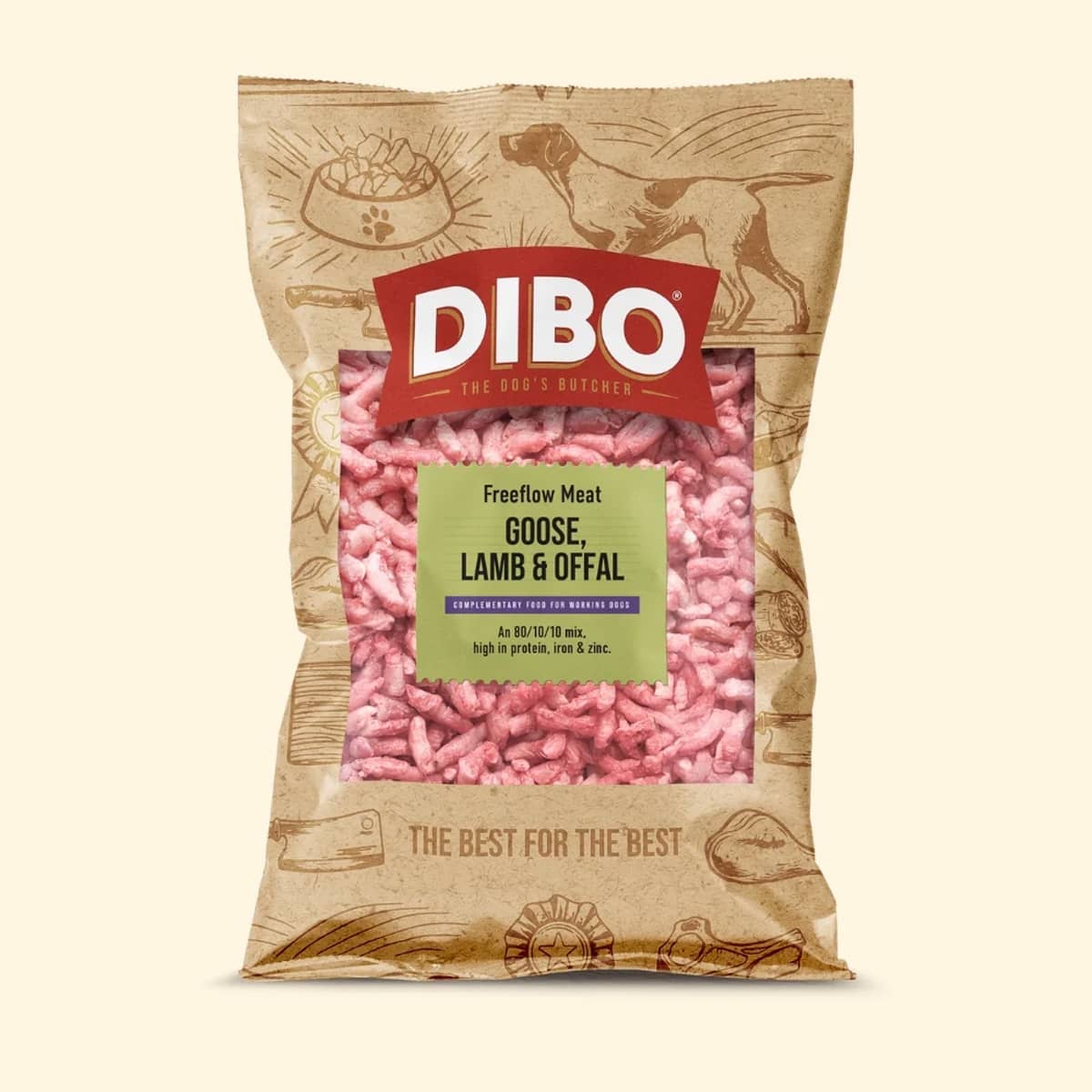 DIBO Goose, Lamb & Offal Freeflow Meat 1kg – Animal Station Ltd