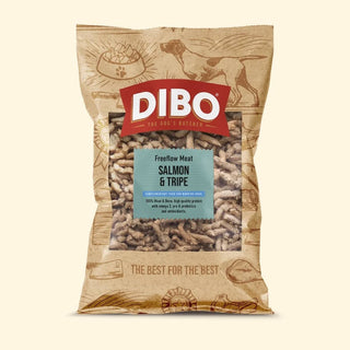 DIBO Salmon & Tripe Freeflow Meat 1kg