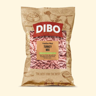 DIBO Turkey Mix Complete Freeflow Meat 1kg