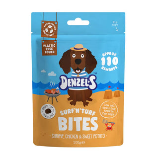 Denzel's Surf & Turf Training Bites for Dogs 100g