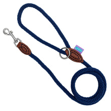 Load image into Gallery viewer, Dog &amp; Co Thin Trigger Rope Lead - Navy 120cm