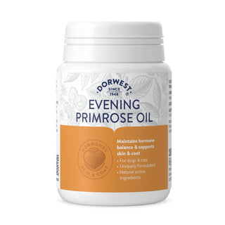 Dorwest Evening Primrose Oil Capsules For Dogs And Cats 100 Capsules