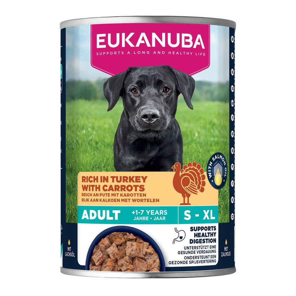 Eukanuba Adult Turkey & Carrot Wet Dog Food Can 400g