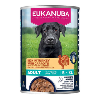 Eukanuba Adult Turkey & Carrot Wet Dog Food Can 400g