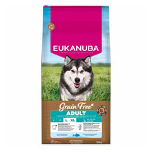 Load image into Gallery viewer, Eukanuba Grain Free Large Breed Adult Dry Dog Food - Ocean Fish 12kg