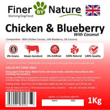 Finer by Nature Chicken & Blueberry with Coconut 1kg